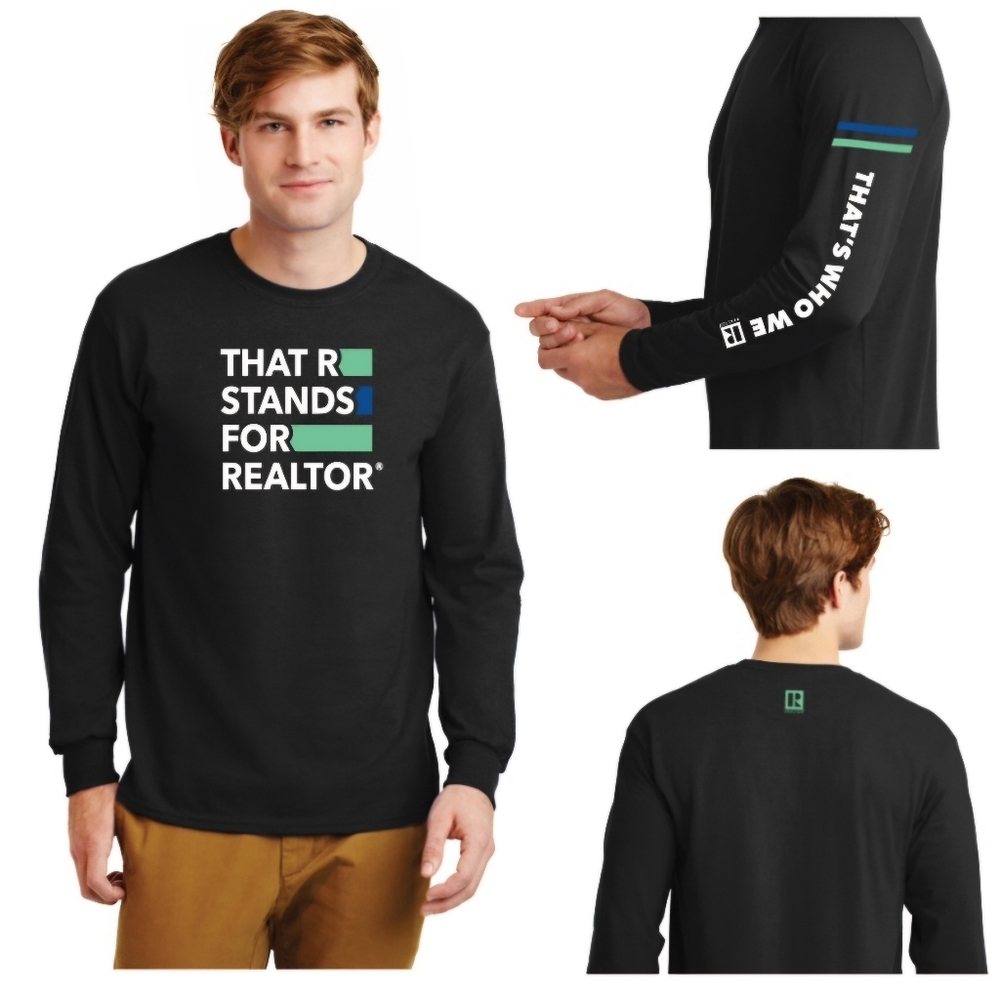 "That R Stands for REALTOR®" Long Sleeve Tee Shirt